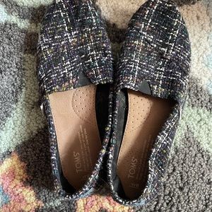 Toms Tweed Flat Shoes